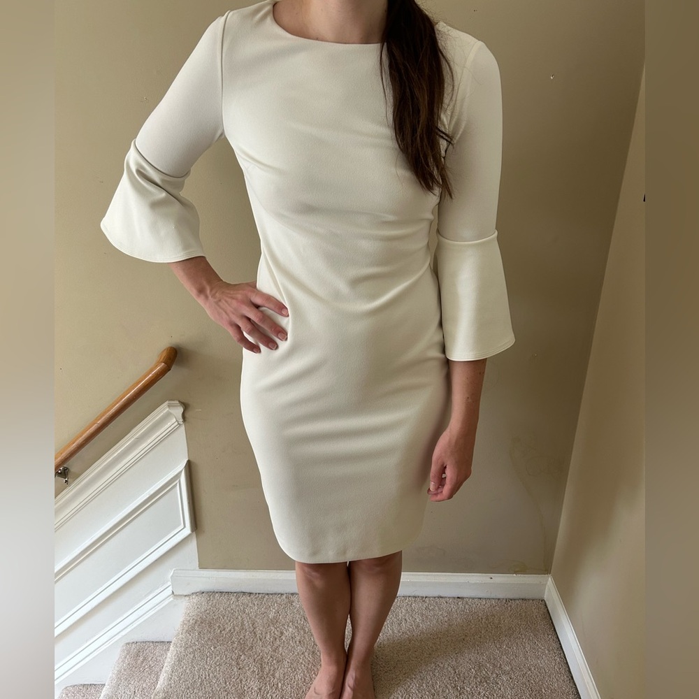 Calvin Klein Dress, white, size 6